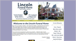 Desktop Screenshot of lincolnfuneralhome.org